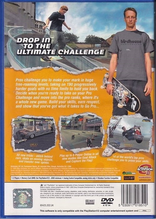 Tony Hawks Pro Skater 4 - PS2 (B Grade) (Genbrug)